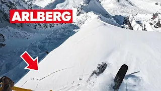 SKETCHY SKIING POV on the ARLBERG with WORLD CHAMP Valle Rainer