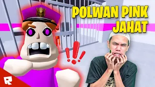 TOMPEL DI KEJAR POLISI WANITA 😱👮TOMPEL KABUR DI POLICE GIRL PRISON RUN [ROBLOX INDONESIA]