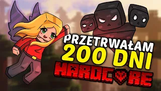 PRZETRWAŁAM 200 DNI NA MINECRAFT HARDCORE I BYŁO TRUDNO