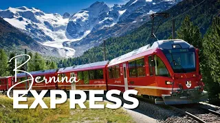 Bernina Express - The Most Beautiful Train Journey In Switzerland - Train Travel Video
