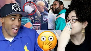 DAD REACTS TO HIGHLIGHTS | MAYWEATHER VS LOGAN PAUL PRESS CONFERENCE & BRAWL WITH JAKE PAUL REACTION