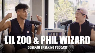 BBOY PHIL WIZARD & BBOY LIL ZOO | Red Bull Bc One All Stars | Conexão Breaking Podcast de Verão