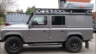 Defender Roof Rack, Top Tent & Ladder Fitting