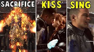 Markus Sing vs Kiss North vs Sacrifice - Detroit Become Human HD PS4 Pro