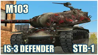 M103, IS-3 Defender & STB-1 • RASEINIAI HEROES WoT Blitz