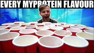 Taste Testing EVERY FLAVOUR of MyProtein Whey