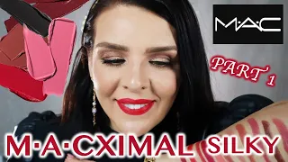 New Mac Lipstick | MACXIMAL Silky Collection 2024 | Part 1 😱