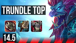 TRUNDLE vs YONE (TOP) | 6 solo kills, 7/2/3 | BR Grandmaster | 14.5