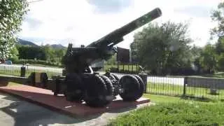 us m115 8 inch caliber howitzer, hiawassee ga