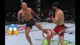 Ufc 277: The Moment That Anthony Smith Broked His Ankle And Got Destroyed By Ankalaev