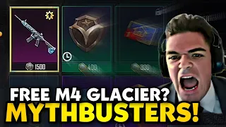 Free M4 Glacier Trick? PUBG Mobile MYTHBUSTERS