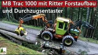 MB Trac 1000 mit Ritter Forstaufbau - Durchzugsentaster | Schwarzwald
