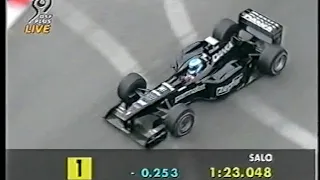 F1 Monaco 1998 FP3 Mika Salo puts his Arrows on P1 (DF1)