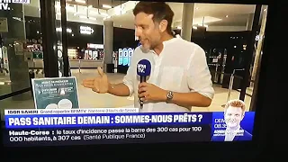 BFM au Cinéma de Nanterre, pass sanitaire, Le 21 juillet 2021.