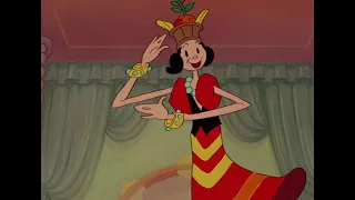 Olívia Palito Carmen Miranda em episódio do Popeye de 1944