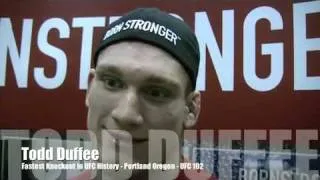 Todd Duffee Is Born Stronger - Fastest KO in UFC History - Exclusive Interview