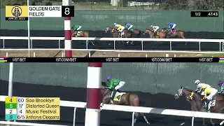 Anthony's Cleopatra Wins The 2022 California Oaks at Golden Gate Fields