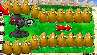 99 DOOM-GATLING PEA Plants vs ALL ZOMBIES - Plants vs Zombies