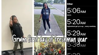 First Day of school grwm #freshman