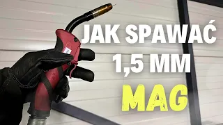 Spawanie MIG/MAG blacha 1,5 mm | Jak spawać, jak ustawić spawarkę do cienkich blach?