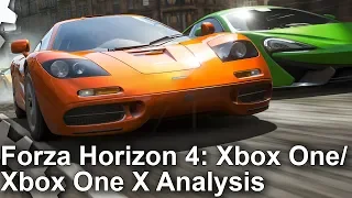 [4K] Forza Horizon 4: The Digital Foundry Tech Analysis - Xbox One X is Lead Platform!