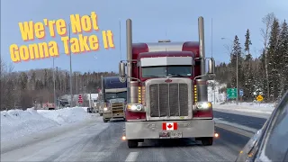 Remembering The Freedom Convoy Rolling Across Ontario - Twisted Sister "We're Not Gonna Take It"