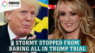 Stormy Daniels describes alleged sexual encounter with Donald Trump