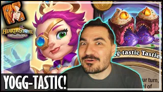 WHAT A CRAZY YOGG QUEST! - Hearthstone Battlegrounds