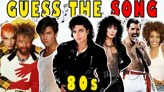 Guess The Song 80s 🎶 Music Quiz | The Sing Along Song 80s | 100 Songs