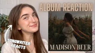 SONGWRITER REACTS TO NEW MADISON BEER ALBUM!! | Silence Between Songs **she deserves way more hype!!