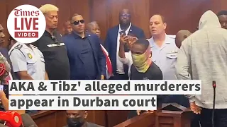 Here are AKA & Tibz' alleged killers: First appearance in Durban court