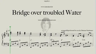 Bridge over troubled Water  -  Easy Piano  -  Simon&Garfunkel