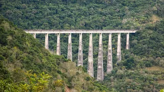 Visitando os Viadutos MAIS ALTOS do Brasil na Ferrovia do Trigo