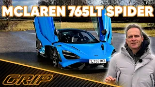 Verrückt, skurril, witzig: Qualmedie & die Community Q&As zum McLaren 765LT Spider | GRIP