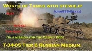 World of Tanks T34-85 Tier 6 Russian Medium Tank