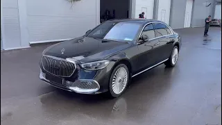 Установка обвеса Maybach на Mercedes S class W223. Тюнинг-ателье NEWFORM