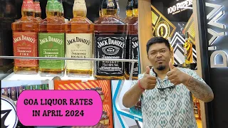 GOA LIQUOR RATES IN APRIL 2024!!!! WHISKEY/ VODKA/ RUM/ BEER/ WINES/ FENI/ COCKTAILS