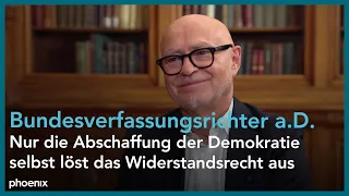 phoenix persönlich: Prof. Udo Di Fabio zu Gast bei Alexander Kähler