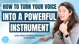 Everything you need to do to turn your voice into a powerful instrument