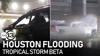 Tropical Storm Beta brings flooding, heavy downpours to Houston area