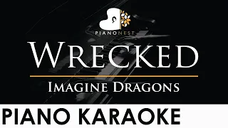 Imagine Dragons - Wrecked - Piano Karaoke Instrumental Cover with Lyrics