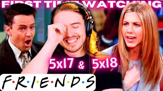 **SHE'S LOSING IT?!** Friends Season 5 Episodes 17 & 18 Reaction: FIRST TIME WATCHING