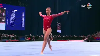 Grace McCallum Floor 2021 Olympic Trials Day 2