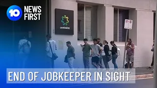 JobKeeper Cut By $200 A Fortnight | 10 News First