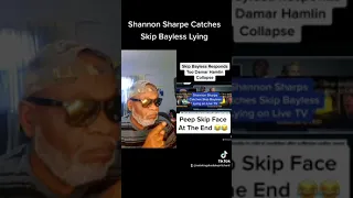 Did Shannon Sharpe Catch Skip Bayless Lying?