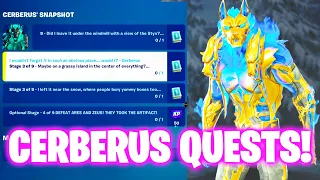 How To Complete Cerberus Snapshot Quests in Fortnite - All Snapshot Quest & Challenges Fortnite