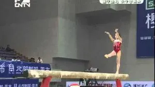 Lou Nina Beam final Chinese Gymnastics National 2011