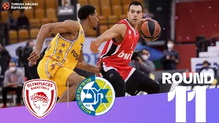 Sloukas leads Olympiacos past Maccabi! | Round 11, Highlights | Turkish Airlines EuroLeague