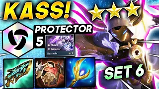 *5 PROTECTOR KASSADIN ⭐⭐⭐ UNLIMITED SHIELD!* - TFT Guide Teamfight Tactics SET 6 BEST COMPS Gameplay