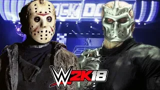 JASON VOORHEES vs JASON X | Friday the 13th Horror Match - WWE 2K18 Gameplay